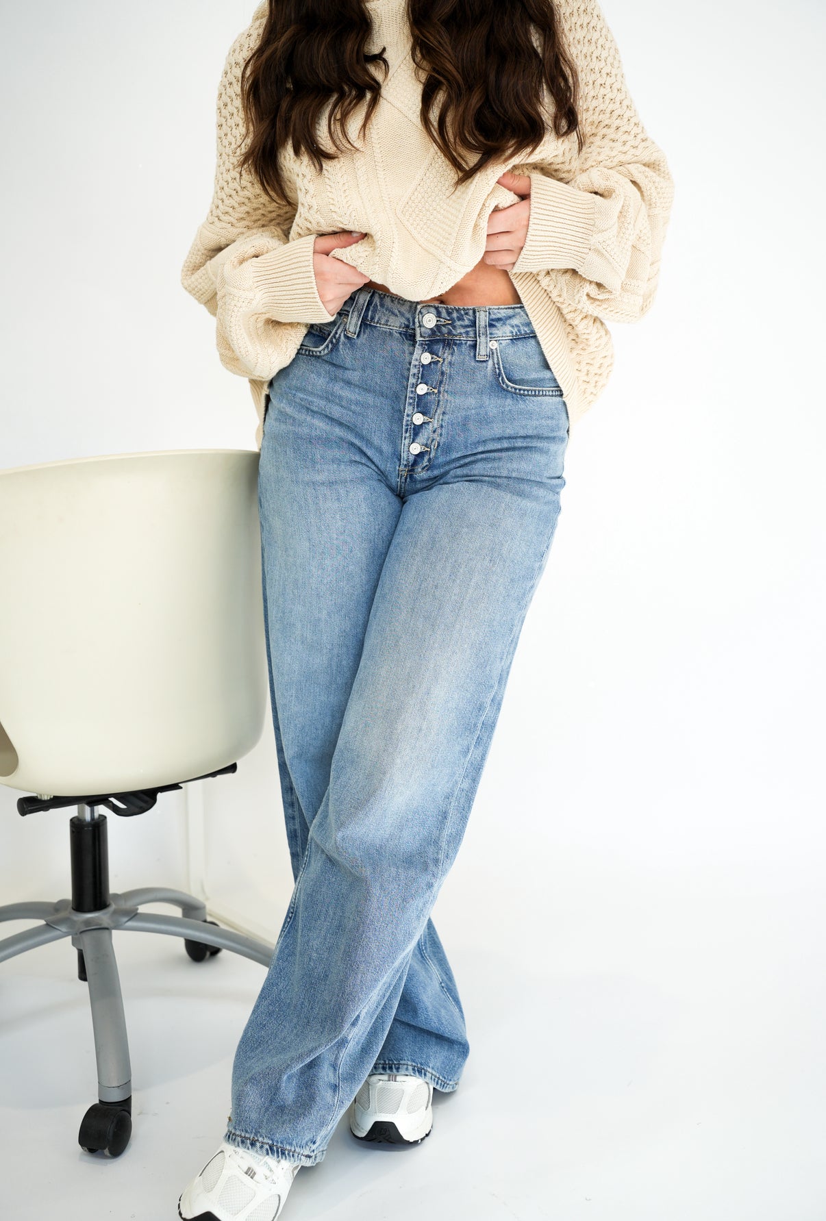Free People Nia Low Rise Boyfriend Jeans with a relaxed, slouchy fit, low-rise waist, and classic denim styling, Friday