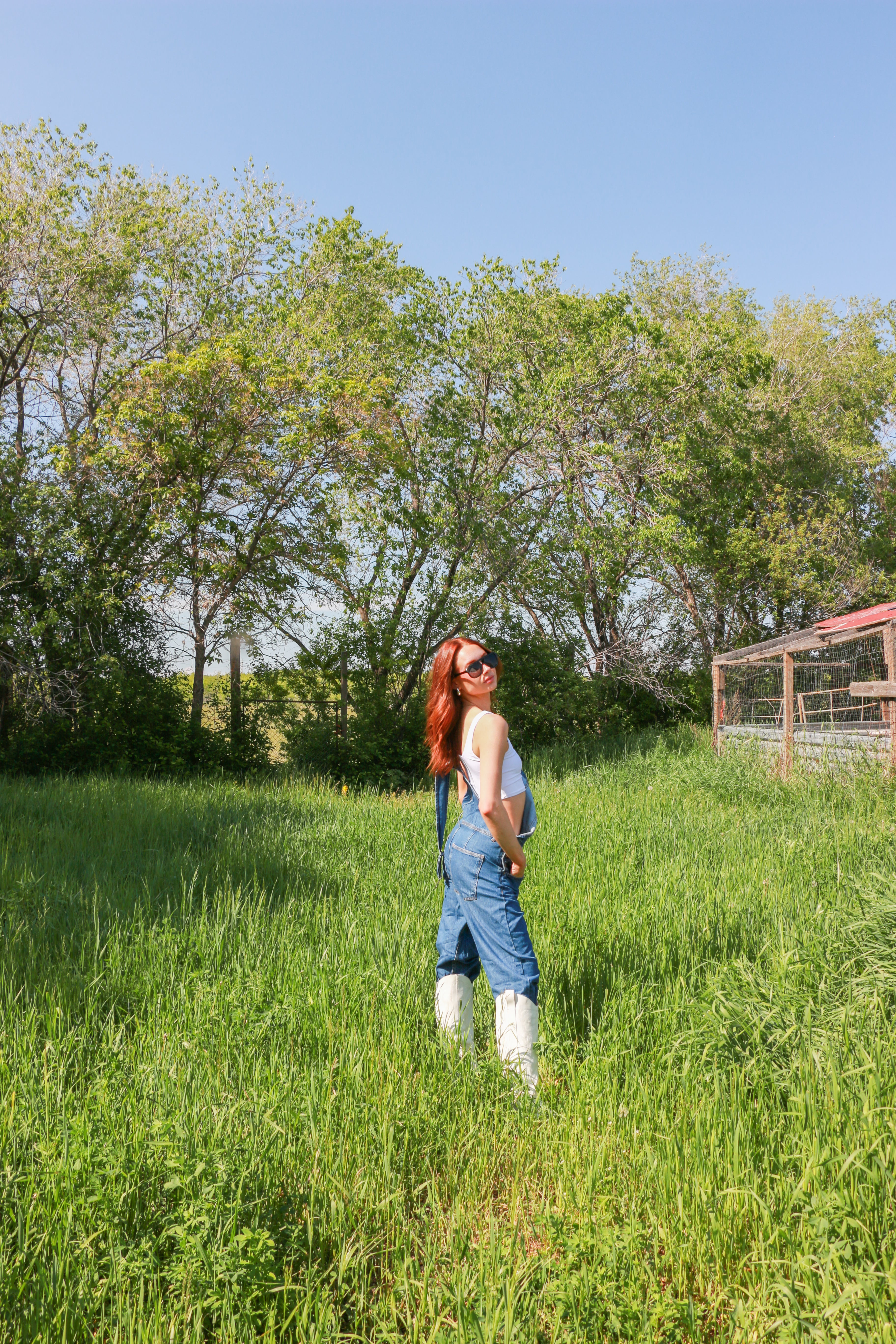 We The Free Ziggy Denim Overalls featuring a relaxed, vintage-inspired fit with wide legs and a distressed, worn-in look. The overalls have adjustable shoulder straps, a front bib pocket, and a button-up closure, offering both style and comfort for everyday wear, Sapphire Blue