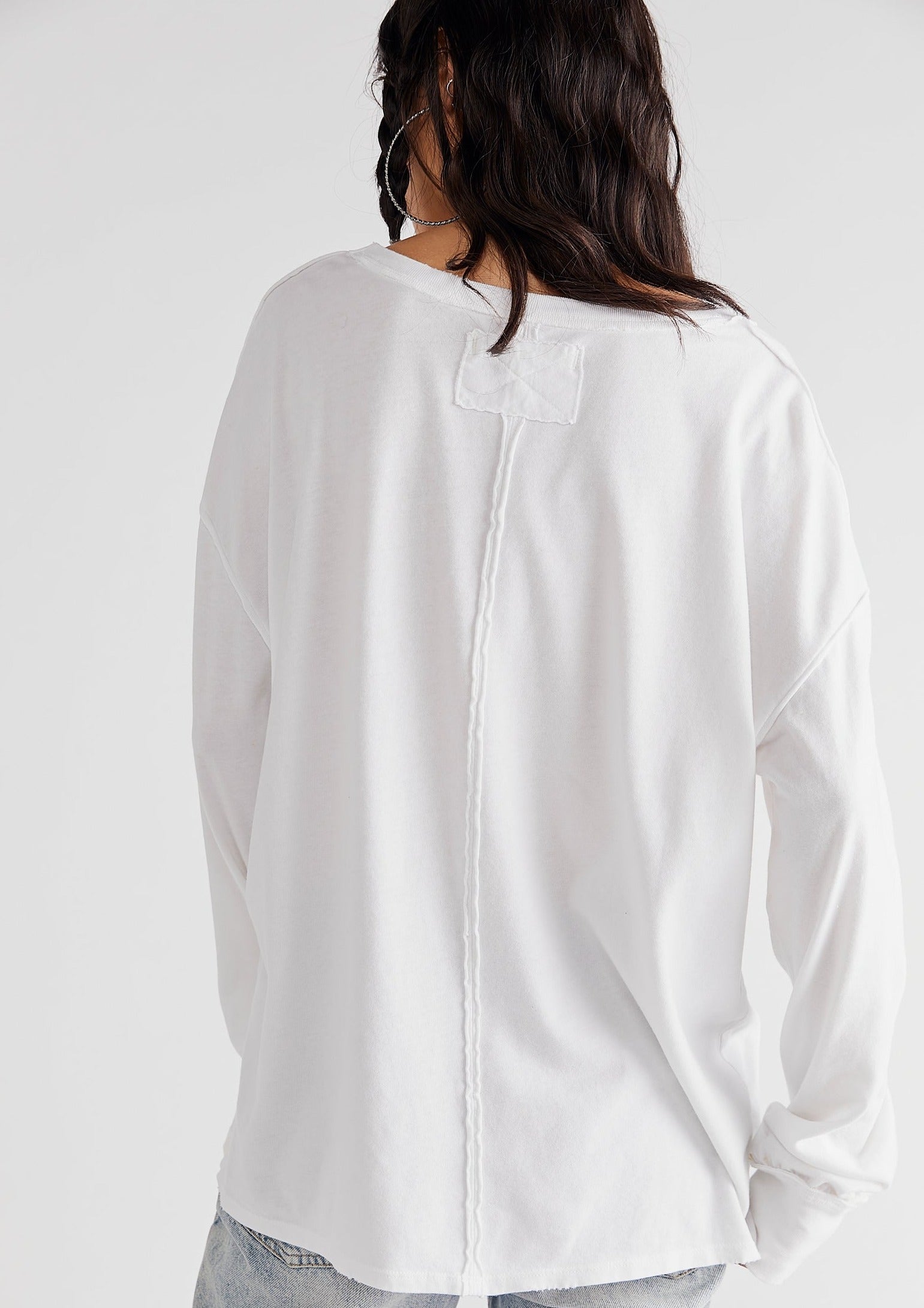 We The Free Fade Into You Tee with a slightly oversized design, crew neckline, and faded fabric for an effortless, laid-back style, Ivory