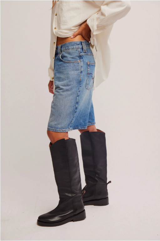 We The Free Montana Shorts with a relaxed, mid-rise fit and a button and zipper closure. Made from soft, lightweight fabric, these casual shorts feature a distressed, worn-in look with frayed hems for a laid-back, boho-inspired style, Haven