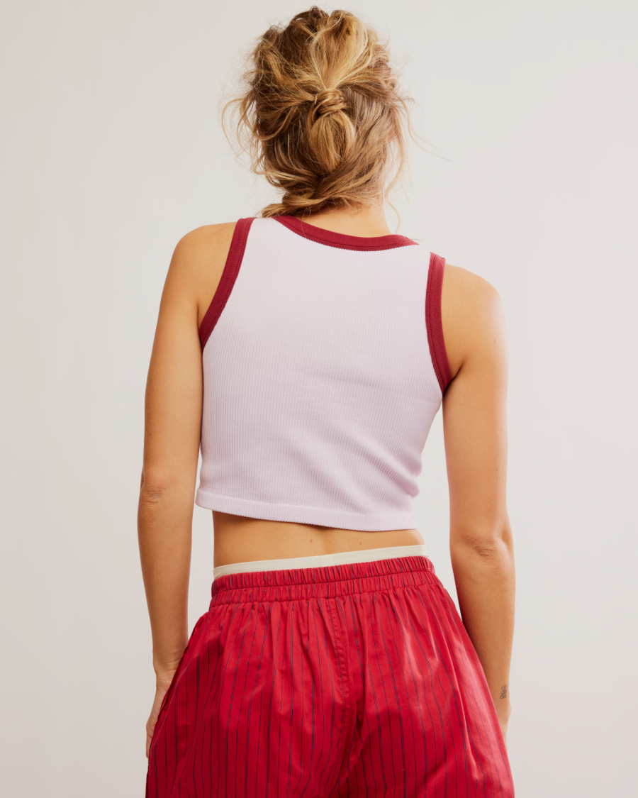 Free People Make It Happen Brami with a stretchy, snug fit, scoop neckline, and cropped design, Falling Petals