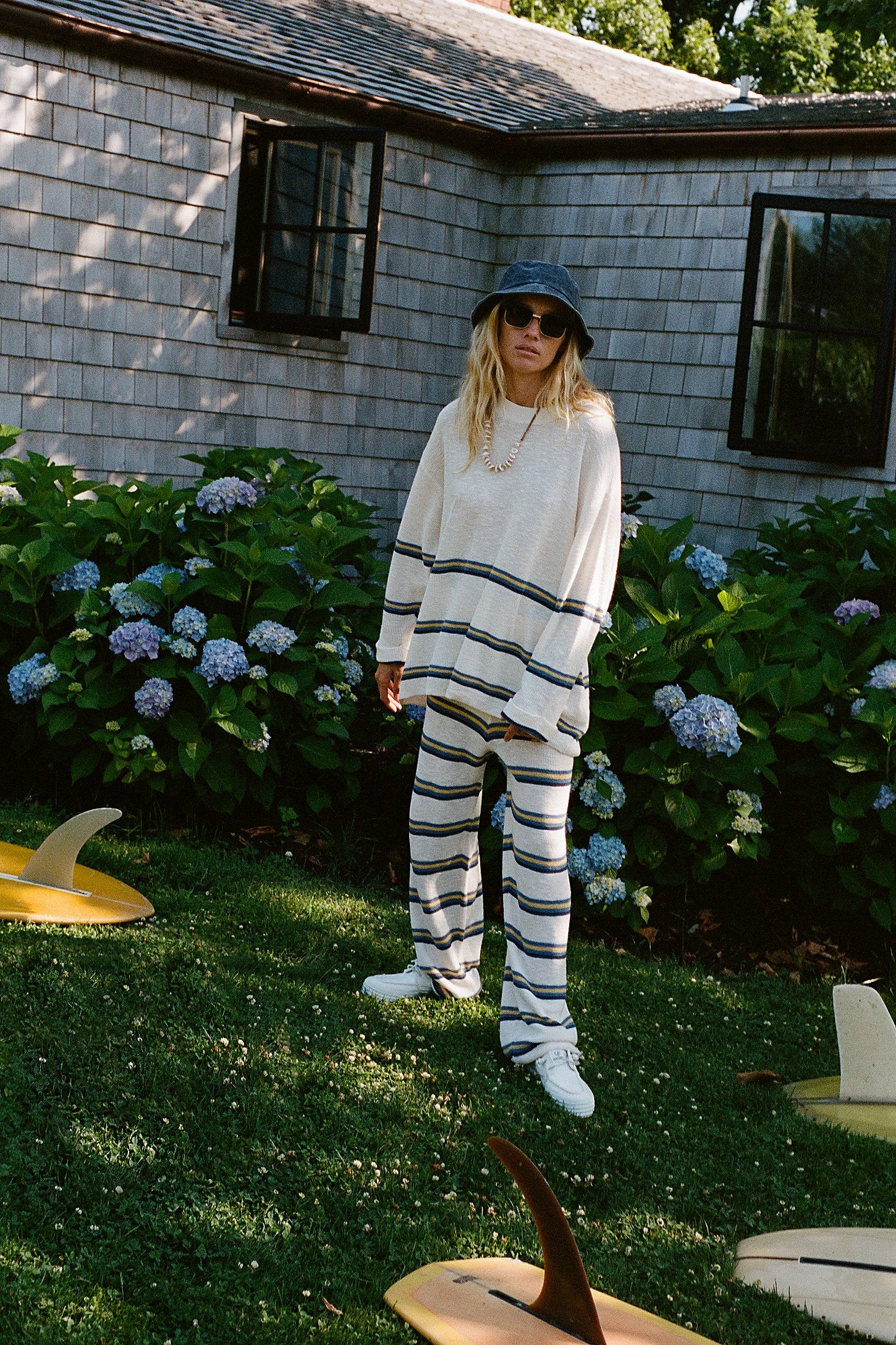 Free People Mariner Sweater Set – a cozy two-piece set featuring a slouchy knit sweater and matching wide-leg pants with a relaxed fit, Nomadic Desert Combo