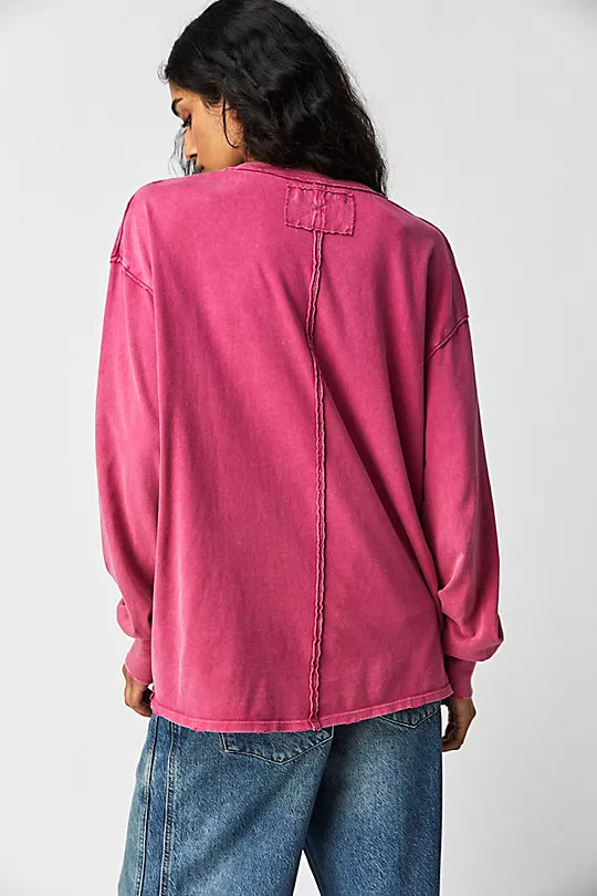 We The Free Fade Into You Tee with a slightly oversized design, crew neckline, and faded fabric for an effortless, laid-back style, Vivacious