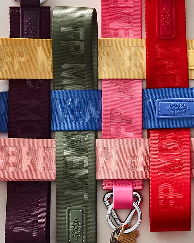 "Free People There It Is Keychain – A sporty and versatile keychain with the FP Movement logo at the center