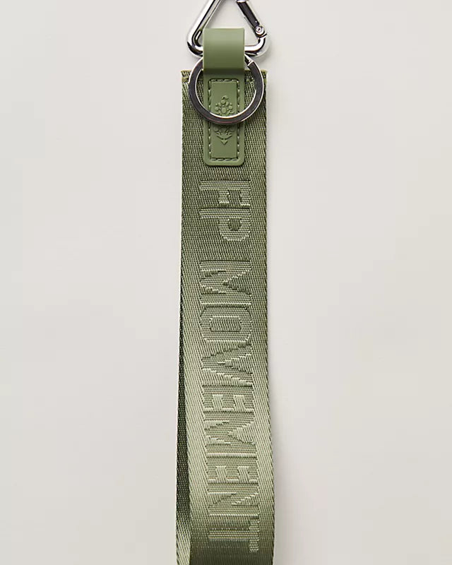 Free People There It Is Keychain – A sporty and versatile keychain with the FP Movement logo at the center, Washed Sage