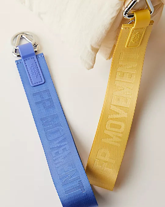 Free People There It Is Keychain – A sporty and versatile keychain with the FP Movement logo at the center,