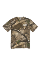 Country Liberty Realtree Tee featuring classic camo pattern and short sleeves