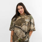 Country Liberty Realtree Tee featuring classic camo pattern and short sleeves
