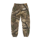 Country Liberty Realtree sweats with allover camo print and elastic waistband.