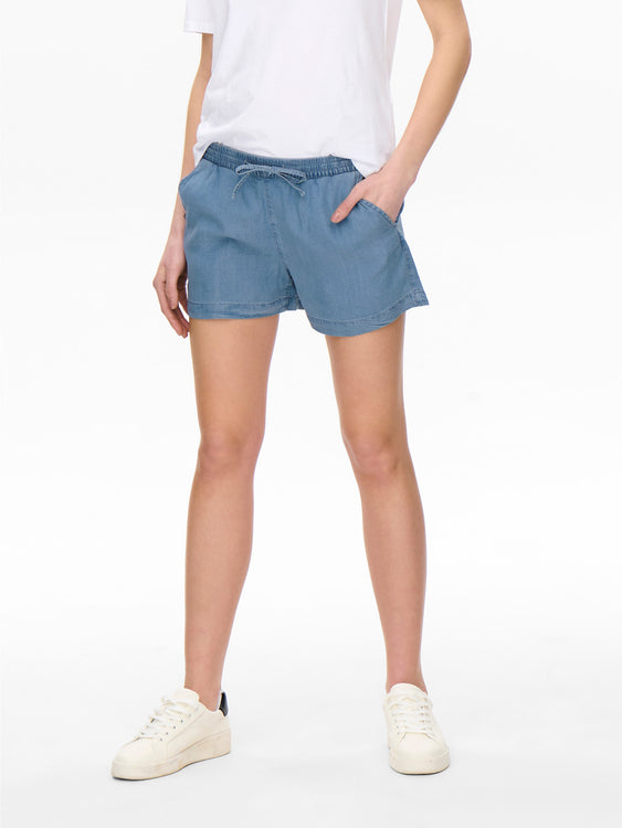 Pema Denim Shorts | Medium Blue Denim