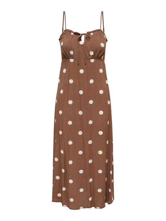 Nelly Midi Dress | Cocoa Brown