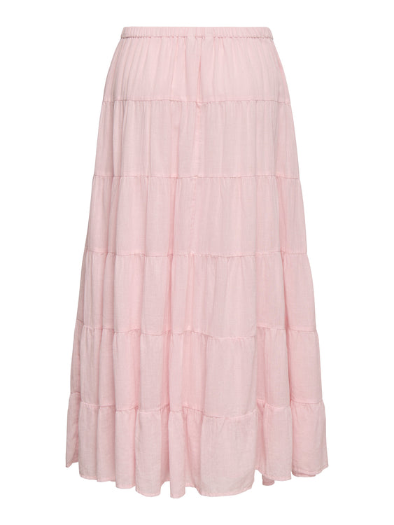 Kelly Long Layer Skirt | Pale Pink
