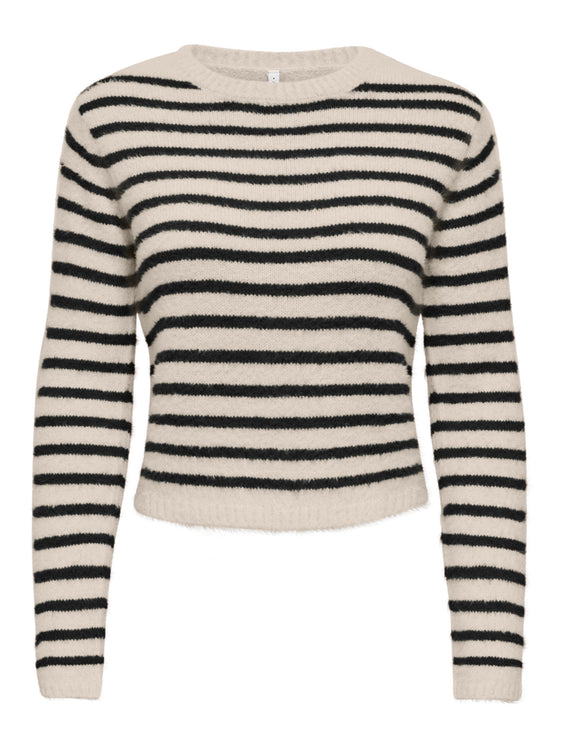 Kerry Knit Pullover | Birch/Black