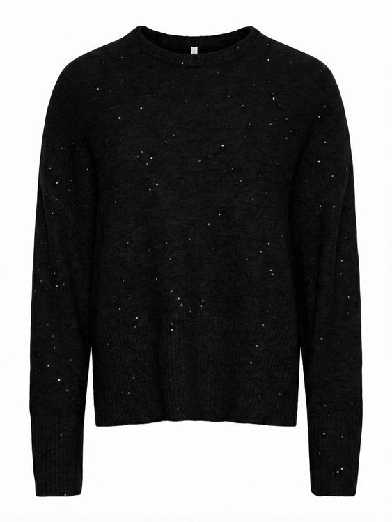 Arizona Sequin Sweater | Black