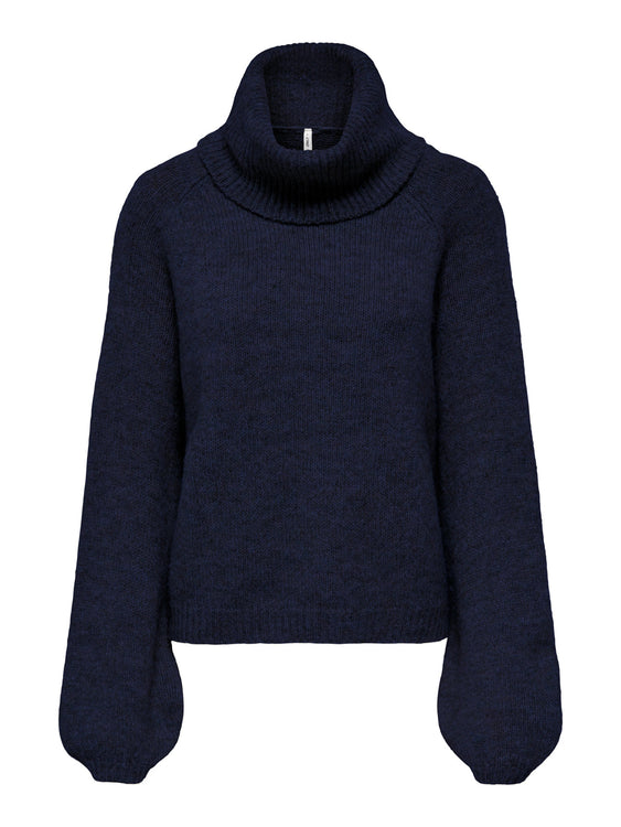 Sophie Rollneck Sweater | Night Sky Melange