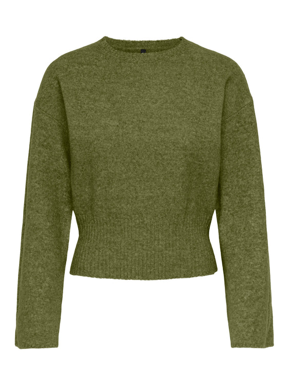 Macey Knit Pullover | Sphagnum Melange