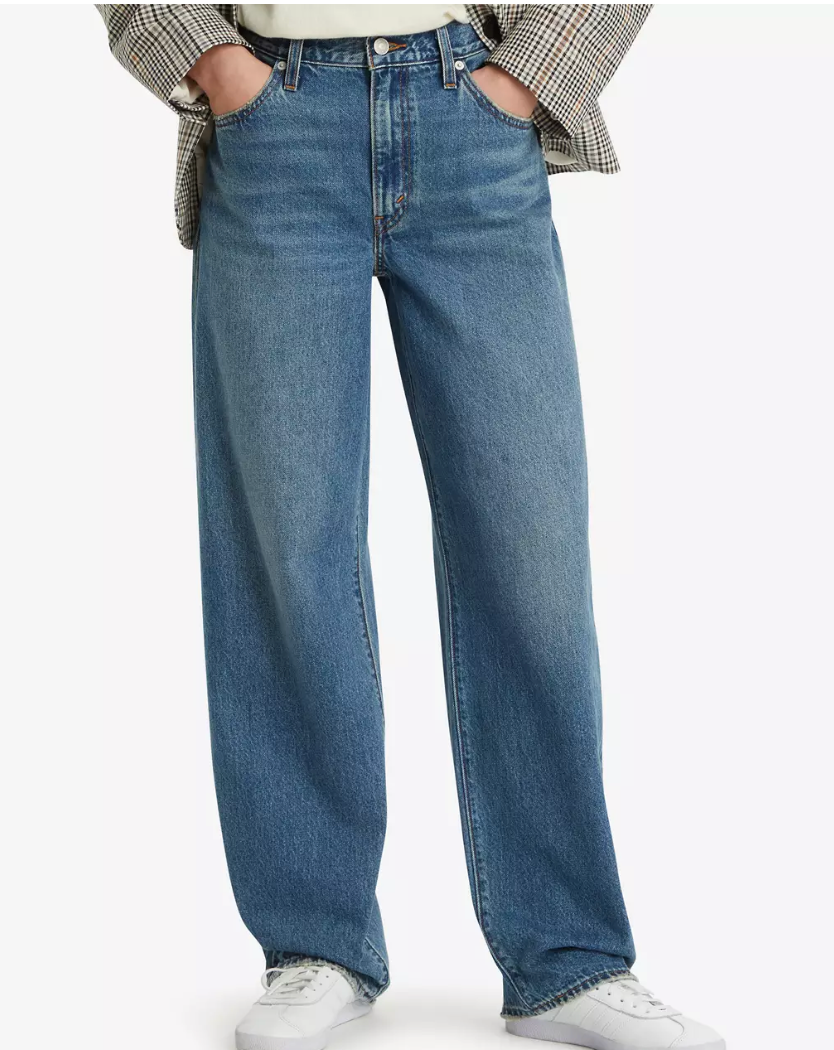 Baggy dad jeans sales