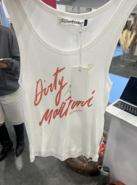 Dirty Martini Rib Tank | White