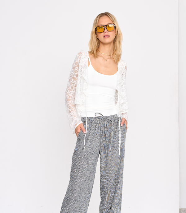 The Cheyenne Lace Top | White
