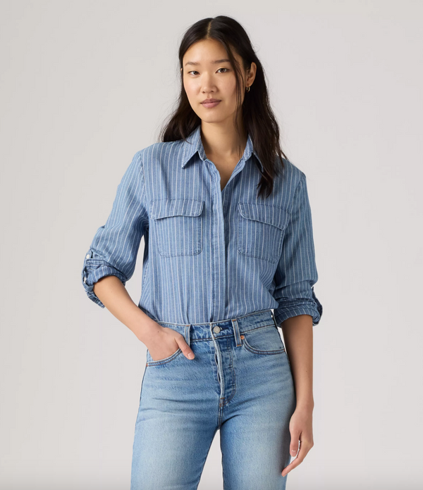 Elaine Utility Button Up Shirt | Get In Line