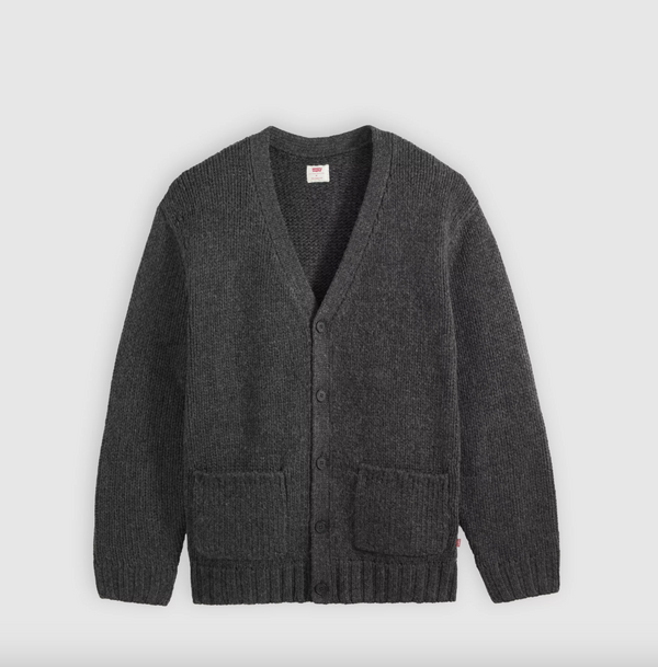 Mammoth Cardigan | Obscidian Heather