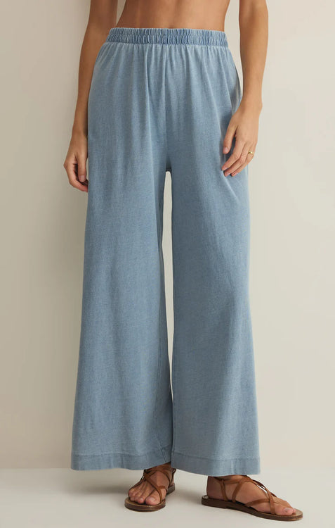 Scout Jersey Denim Pant | Ocean Air Indigo