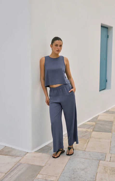 Scout Linen Pant | Vintage Indigo