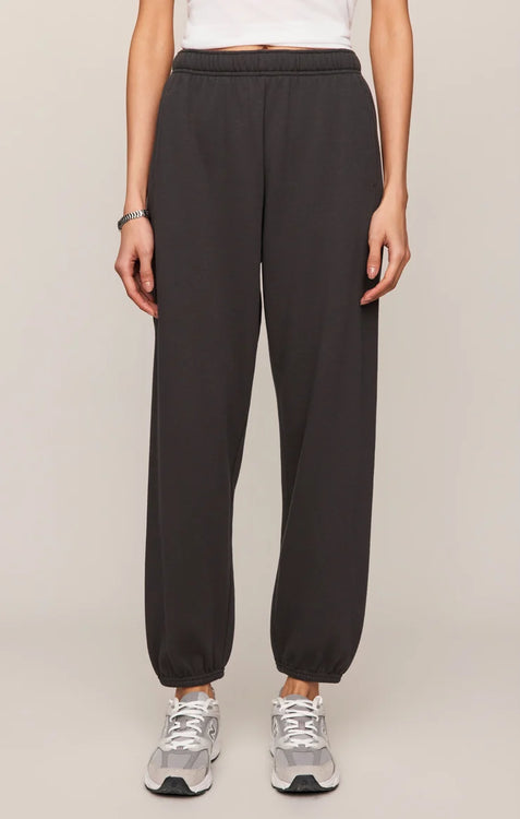 Uptown Classic Fleece Jogger | Ash Black