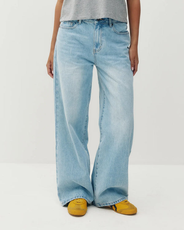 Everyday Baggy Wideleg Jeans | Light Blue