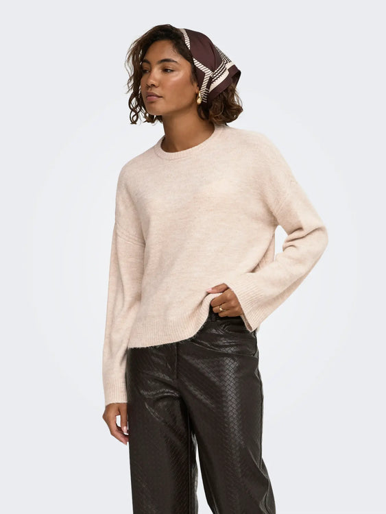 Talio Knit Sweater | Birch Melange
