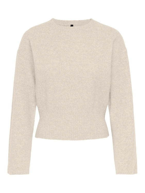 Macey Knit Pullover | Birch Melange