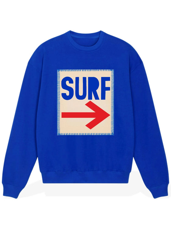Cabana Club Surf This Way Sweatshirt | Royal Blue