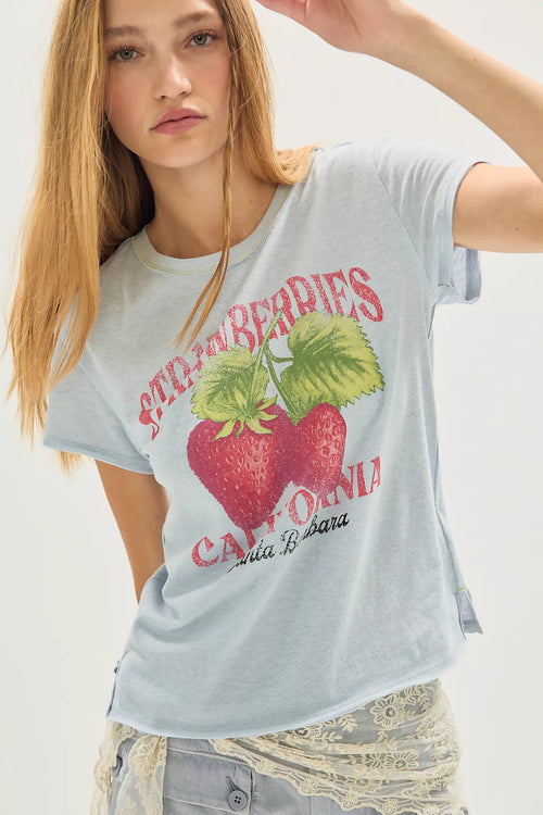 Nova Graphic Tee | Strawberry Combo