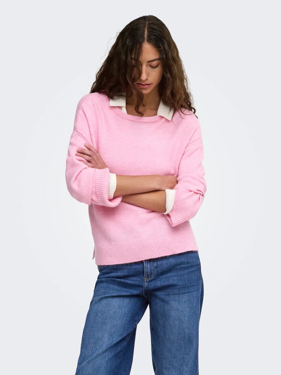 Talio Knit Sweater | Bonbon Melange