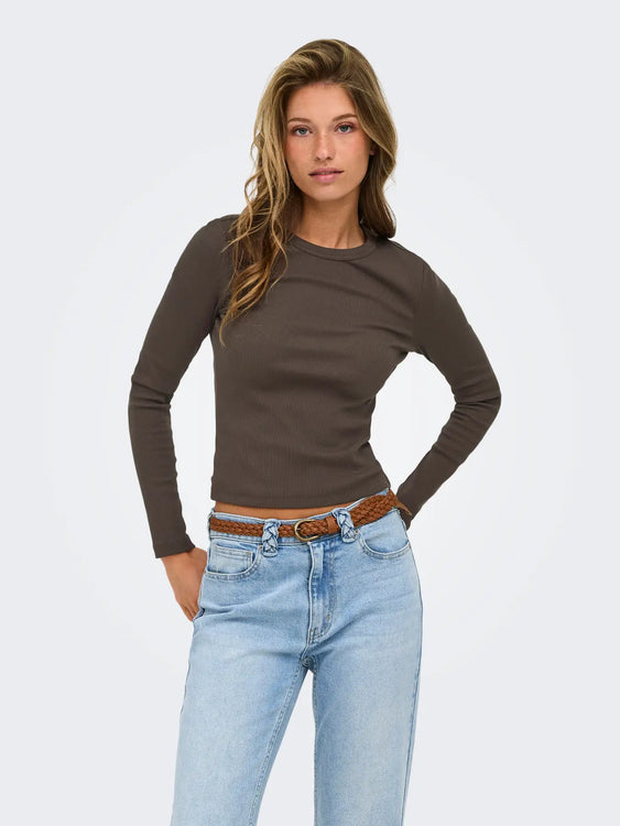 Val Solid Rib Long Sleeve | Bracken
