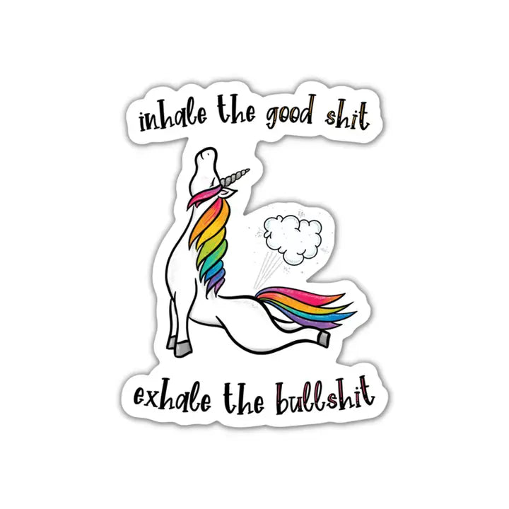 Inhale the Good Shit Sticker – Bella Chic