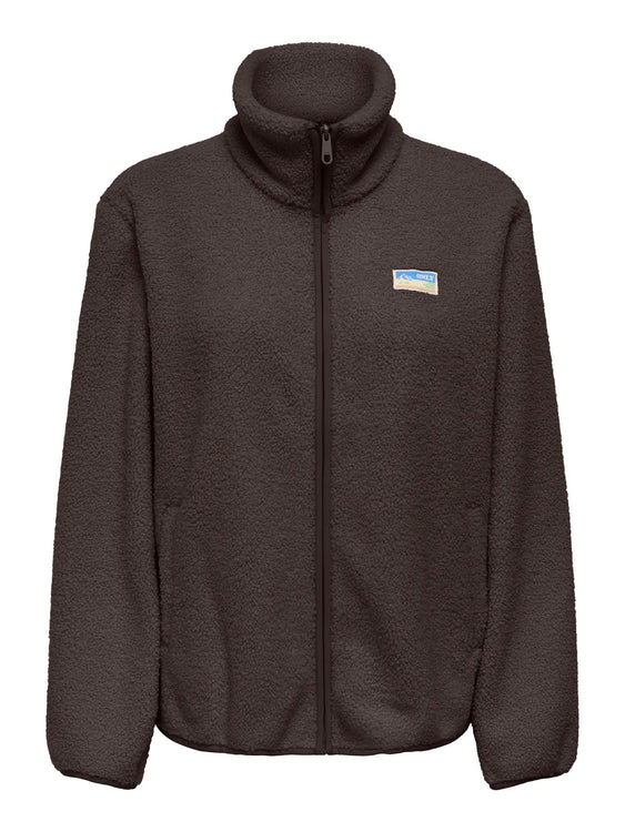 Eva Teddy Jacket | Chocolate Torte