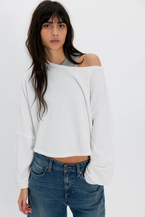 To The East Pullover | Clean Ivory