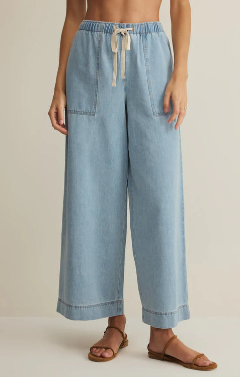 Daycation Denim Utility Pant | Coastal Water