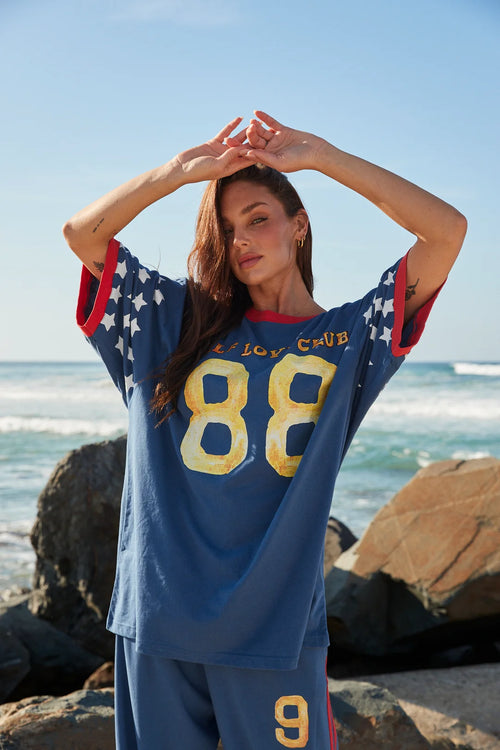 The Very Oversized You Cute Tee | Blue