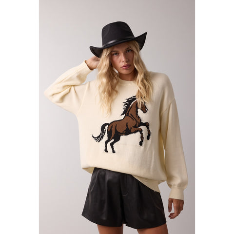 Wild Horse Knit Sweater