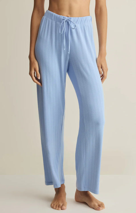 Downhome Pointelle Pant | Ice Blue