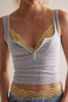 Simply Soft Cami — lightweight women’s camisole with soft stretch fabric and flattering fit, Heather Grey