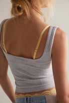 Simply Soft Cami — lightweight women’s camisole with soft stretch fabric and flattering fit, Heather Grey