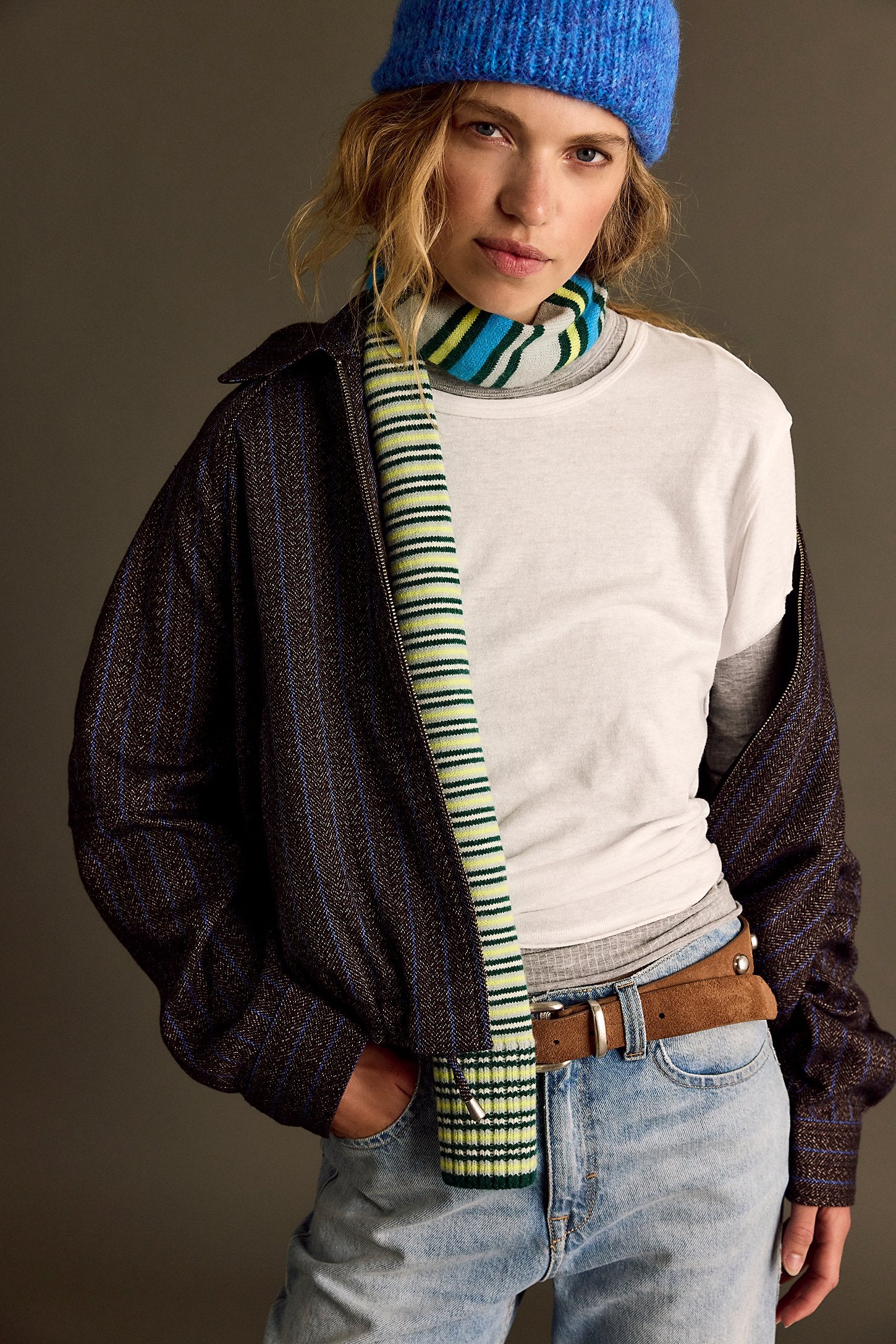 Free People Nova Tee – a relaxed-fit, short-sleeve cotton t-shirt with a raw hem and vintage-inspired faded wash, Ivory