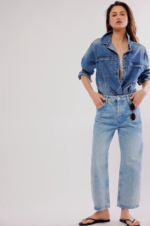We The Free Deep Trance Dropped Boyfriend Jeans | Sweet Dreams