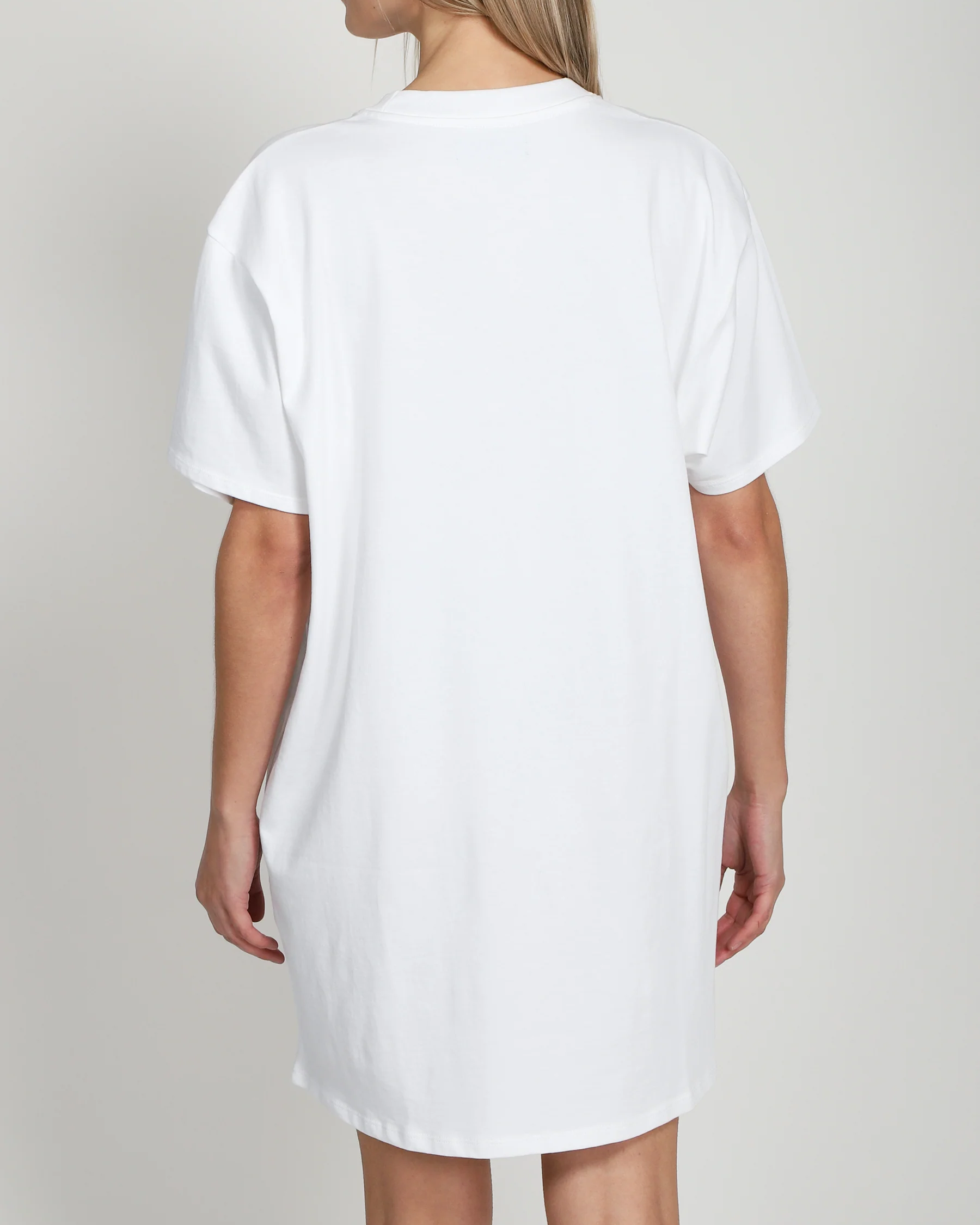 White Satin Dress White T Shirt Dress Zara Treasure Bond Organic Cotton T-shirt Dress In White Satin Dress White T Shirt Dress Zara Treasure Bond Organic Cotton T-shirt Dress In