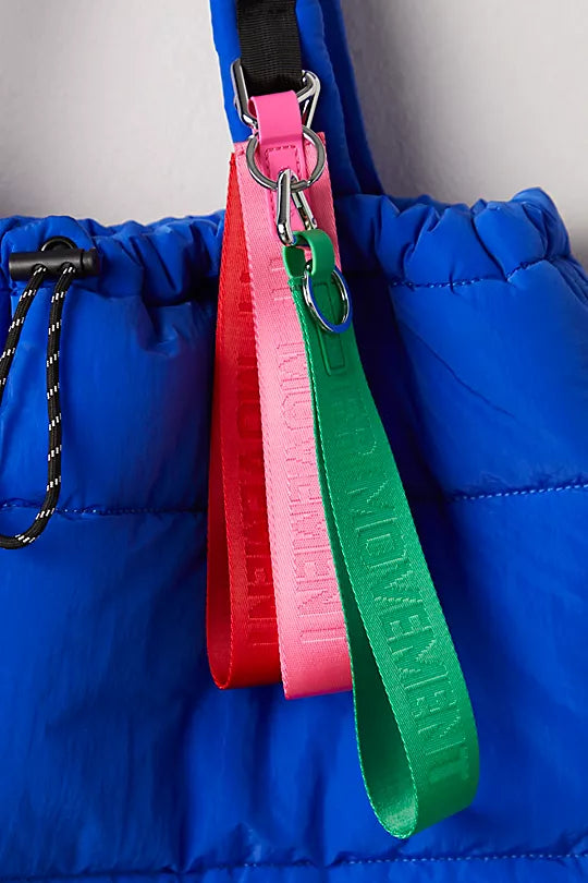 Free People There It Is Keychain – A sporty and versatile keychain with the FP Movement logo at the center