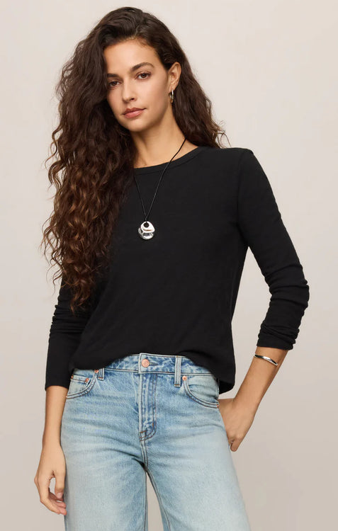 Junie Long Sleeve Tee | Black