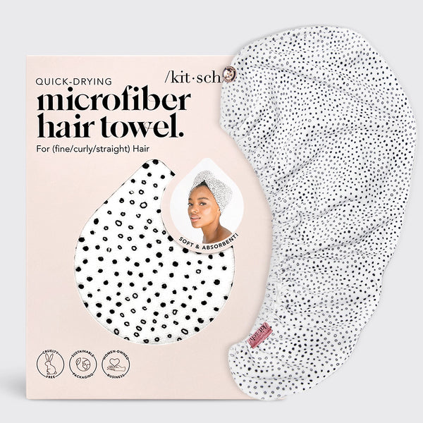 Quick Dry Hair Towel | Micro Dot